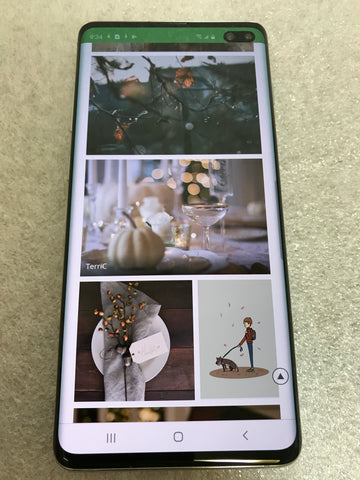 Samsung Galaxy S10+ SM-G975U 128GB Prism White Unlocked